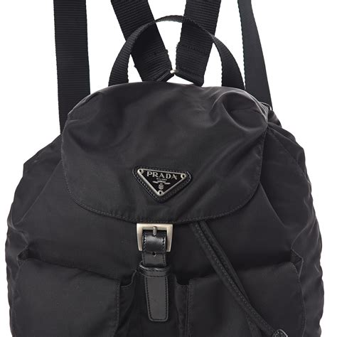 prada vela backpack black|Prada Vela Backpack Black in Tessuto Nylon with .